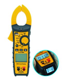 Ideal 61-757 600A AC/DC TRMS TightSight Clamp Meter with NVC Sensor K-Type Thermocouple and Flashlight Tests 0 to 600A and 0