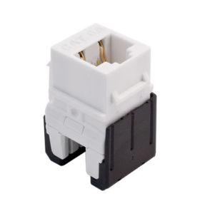 Pass & Seymour On-Q WP346AWH Cat 6a Quick Connect RJ45 Keystone Insert White