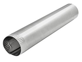 Lambro 749 6 x 60 In. Galvanized Steel Snap-Lock Pipe