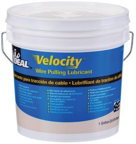 Ideal Velocity 31-277 Wire Pulling Lubricant, 1 gal Bucket, Gel, Ivory, 0.98