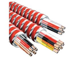 12/2MC With Ground FPLP Fire Alarm MC Aluminum Jacketed Cable Solid Conductors 1000 Ft. Reel .514" OD