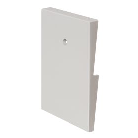 Arlington MB5741 1/2" Lap Siding Smooth Mounting Block White