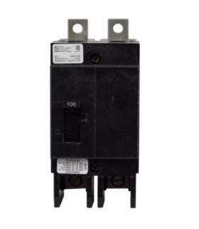 Cutler-Hammer GHB2100 100A 2-Pole 277/480VAC 125/250VDC 14kA Bolt-On Circuit Breaker