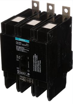 SIEMENS BQD350 50A 3P 14KA BOLT-ON BQD BREAKER 480V