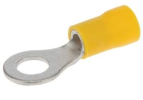 NSI R12-10V 12-10AWG Vinyl Insulated Ring Terminal #10 Stud 50/PK