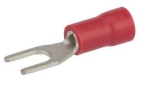 NSI S22-6V 22-18Awg Vinyl Insulated Spade #6 Stud 100/Pk