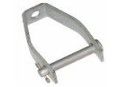 M&W MW4172 Insulated Crossarm Clevis with 4-3/16 In. Extension and 11/16 x 13/16 In. Mounting 1-1/2 x 3/16 In. Steel Hot Dip