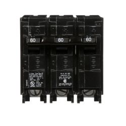 Siemens Q360 60A 3P 240V 10KA Plug-On QP Circuit Breaker