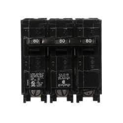 Siemens Q380 80A 3P 240V 10KA Plug-On QP Circuit Breaker