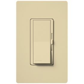 Lutron DVRF-6L-IV Caseta Diva Smart Slide Dimmer with On/Off Rocker Switch Ivory