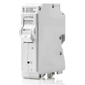 Leviton LB120-GFT 20A 1-Pole GFCI Thermal Magnetic Branch Circuit Breaker 120V