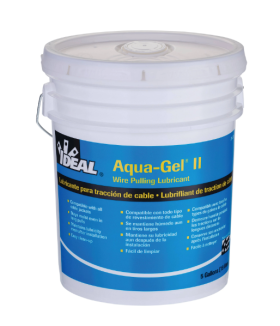 Ideal Aqua-Gel II 31-375 Cable Pulling Lubricant, 5 gal Pail, Gel, Blue, 0.98