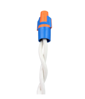 Ideal 30-343 Twister ProFLEX Mini Wire Connectors 22 to 12 AWG Orange/Blue 100 per Box