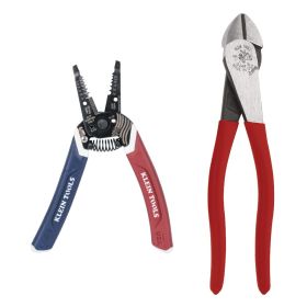 Klein 94155 American Legacy Lineman Pliers and Klein Kruve Wire Stripper/Cutter