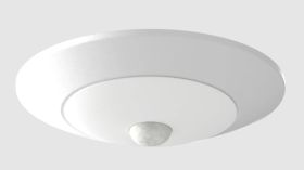 RAB DSKFA-4R109CCT120WS PIR 4" LED Surface Mount Downlight With PIR Sensor 10W 600 Lumen CCT Selectable 30K/40K/50K