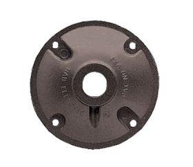 RAB XC1A 4 In. Diameter 1-Hole Heavy-Duty Weatherproof Cover 1/2 In. Taps Die Cast Aluminum Bronze