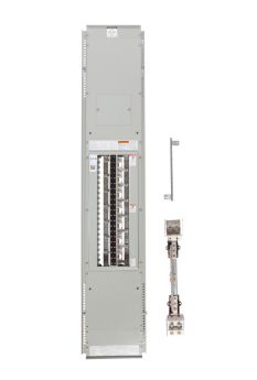 Cutler-Hammer PRL1X3400X42AS 400A Three-Phase Four-Wire 42-Circuit Pow-R-Xpress Panelboard Aluminum Bus No TFL PRL1X Short Interior