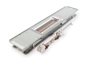 Cutler-Hammer PRL1X1400X60AS 400A Single-Phase Three-Wire 60-Circuit Pow-R-Xpress Panelboard Aluminum Bus No TFL PRL1X Short Interior