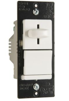 Pass & Seymour LSCL453PW LS TradeMaster 3-Way Dimmer Switch, 120 VAC, 1 Pole, White