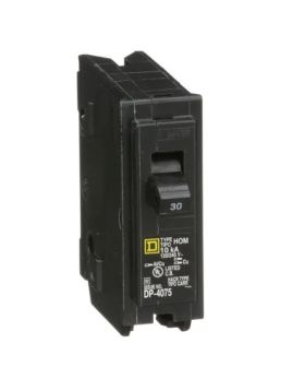 Square D HOM130 30A 1-Pole 120/240V 10kA Plug-On HOM Circuit Breaker