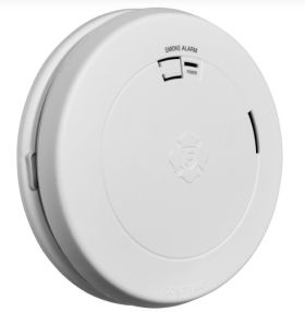 BRK 1046741 SM210 BATTERY POWERED LOW PROFILE SMOKE ALARM W/ 10-YEAR SEALED 3V LITHIUM BATTERY