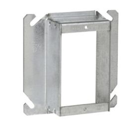 Crouse-Hinds TP530 1-Device Tile Wall 2 in Raised Square Box Cover 4 in L x 4 in W Die Cast Aluminum