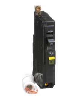 Square-D QOB120GFI 20 Amp 1-Pole GFI Bolt-On QO Circuit Breaker, 120/240V