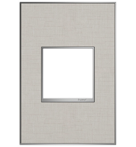 Pass & Seymour adorne AWM1G2TL4 adorne True Linen 1-Gang Screwless Wall Plate