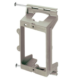 Pass & Seymour On-Q AC100901 1-Gang Low Voltage Nail on Bracket for New Construction