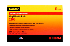 3M 2200 Insulating Mastic Pad 4-1/2 in W x 6-1/2 in L