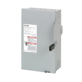 Cutler-Hammer DG221NGB 30A 2-Pole General Duty Fusible Safety Switch with Neutral 240V NEMA 1