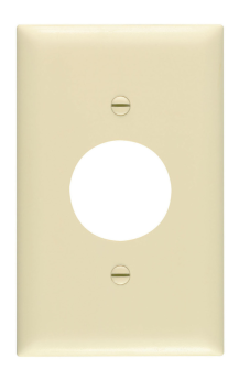 Pass & Seymour TP7 Single Receptacle Openings One Gang Brown Thermoplastic Plate