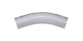 Kraloy 078555 40STD1245 SCH 40 Plain End Standard Radius Conduit Elbow 1-1/4 in Trade 45 deg PVC