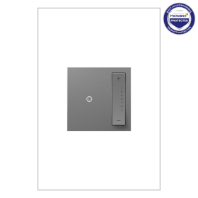 Pass & Seymour adorne ADTP4FBL3PM4 adorne 0-10V sofTap Dimmer Magnesium with Microban