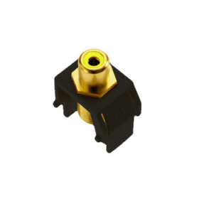 P&S WP3465BK YELLOW RCA TO F-CONNECTOR BK (M20)