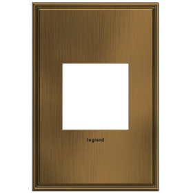 Pass & Seymour adorne AWC1G2COF4 adorne Coffee 1-Gang Screwless Wall Plate