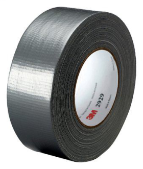 3M 2929 2" X 50YD 6.0 MIL SILVER DUCT TAPE