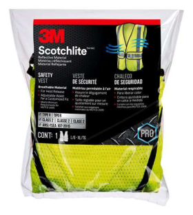 3M 078371-94617 94617-80030T Construction Lightweight Safety Vest