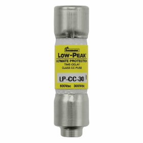 Bussmann LP-CC-30 30A 600V Time Delay Low Peak CC Fuse