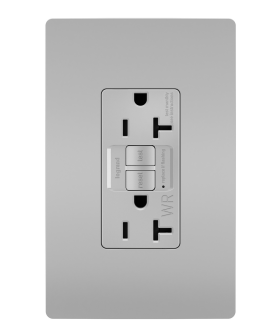 P&S 2097TRWR-GRY 20A SELF-TEST TR WR SPEC GFI RADIANT RECEPTACLE 125V GRAY