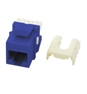 Pass & Seymour On-Q WP3476BE Cat 6 Quick Connect RJ45 Keystone Insert Blue