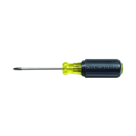 Klein Tools 603-3 #1 Phillips Screwdriver 3-Inch Round Shank