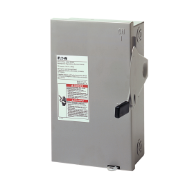 Cutler-Hammer DG321NGB 30A 3-Pole General Duty Fusible Safety Switch With Neutral 120/240VAC