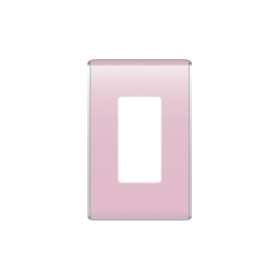 Pass & Seymour On-Q WP5001-CP 1-Gang Studio Wall Plate Cameo Pink WP5001-CP