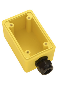 Pass & Seymour FD1-2 Watertight Straight Blade Back Box With 3/4 in Feed-Through NPT Opening, 4.92 in H x 3.17 in W x 2.62 in D