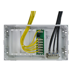 Pass & Seymour On-Q EN0802 8" MDU Enclosure Kit (enclosure cover 6 way phone 4 way video) EN0802