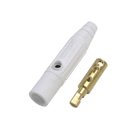 Pass & Seymour PSM2-MW 15 Series 1-Pole Cam Type Male In-Line Connector, 600 VAC, 150 A, 8 to 2 AWG Wire, NEMA 3R/4