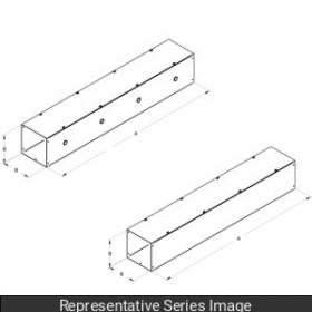 Hammond Mfg CWSC612 Straight Section With KO 6x6x12 Steel/Gray