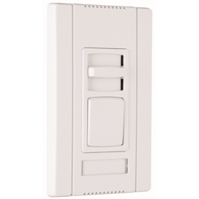 Pass & Seymour CD4FBL3P-W Titan 3-Way 4-Wire Narrow Dimmer Switch, 120/277 VAC, 5/10 A, 1 Pole, White