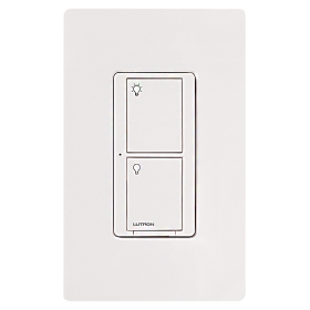 Lutron PD-5WS-DV-WH Caseta Wireless 3-Way In-Wall Switch 600W 120/277 VAC On/Off Operation Mode White